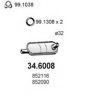 ASSO 34.6008 Middle Silencer